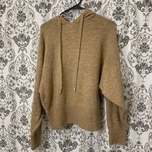 H&M fuzzy Camel colored hoodie